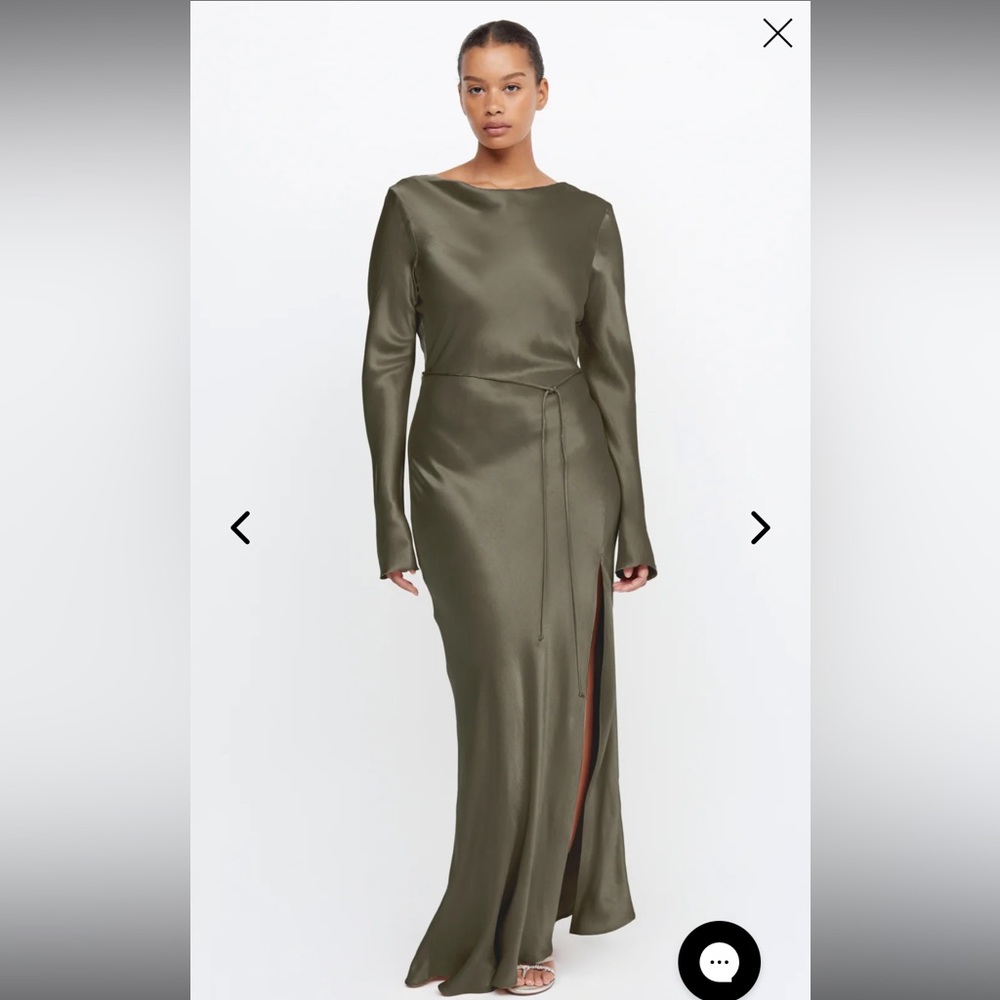 Bec & Bridge MOON DANCE LONG SLEEVE MAXI DRESS in Dark Willow